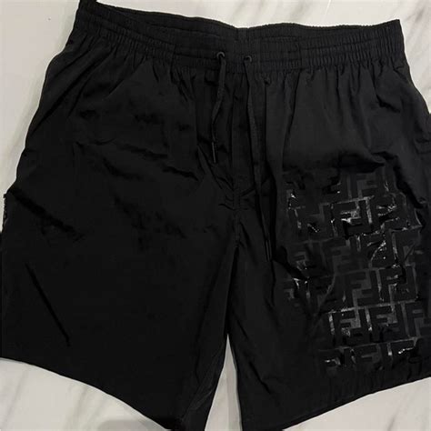 black fendi swim shorts|fendi swim shorts water activated.